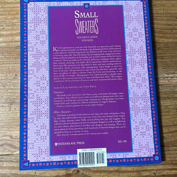 Small Sweaters Pattern Book - Picture 10 of 10